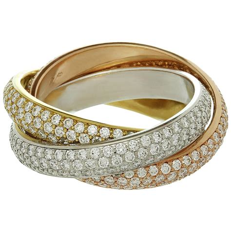 cartier ring 3 color|cartier ring 3 gold trinity.